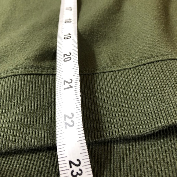 Dark Olive Green Lightweight Sweatshirt Small Women’s - Picture 7 of 7